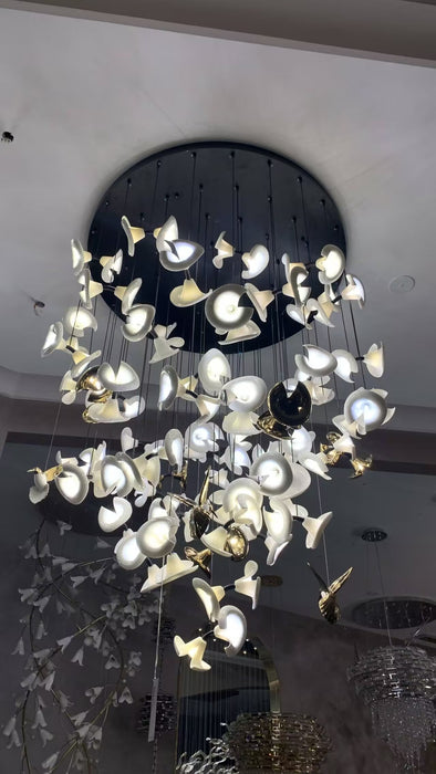 Modern Art Petunia Chandelier for Staircase/Foyer/Living Room