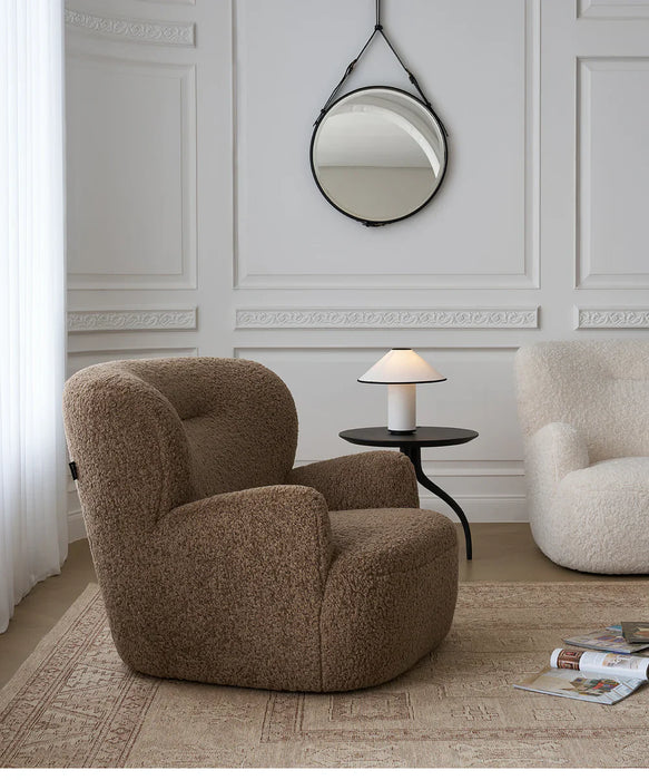 Modern Cream Bear Lounge Chair