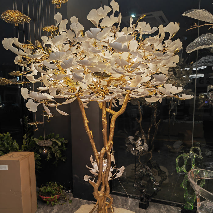 Rylight Ginkgo Leaves Floor Lamp