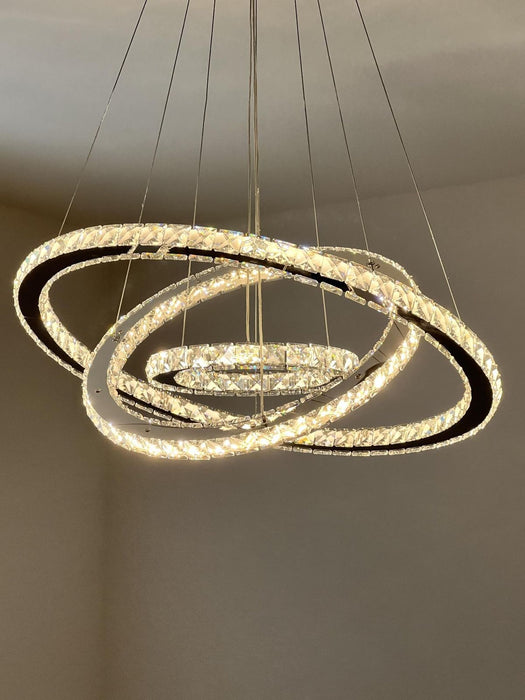 Rylight 2/3/4/5/6/7-Rings Crystal Chandelier