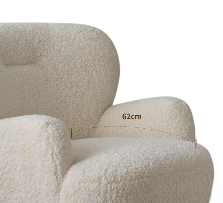 Modern Cream Bear Lounge Chair