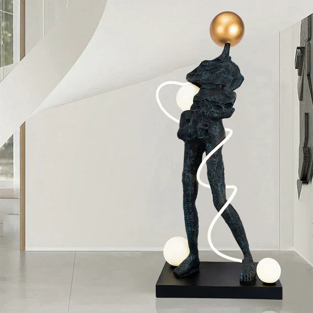 Rylight Art Statue LED Floor Lamp