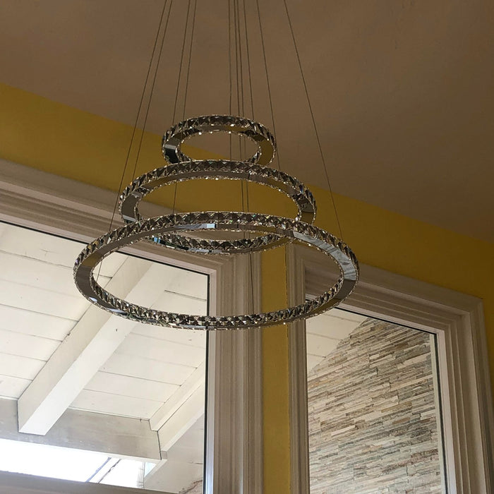 Rylight 2/3/4/5/6/7-Rings Crystal Chandelier