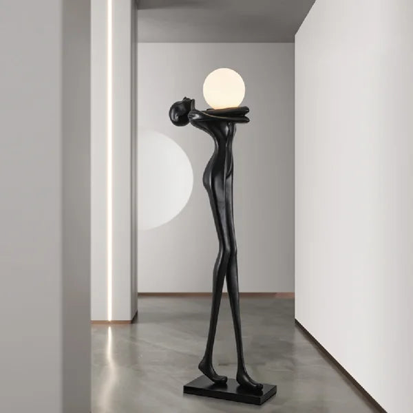 Rylight Art Design Hug Yourself Statue Floor Lamp