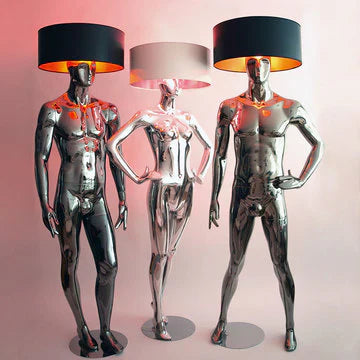 Rylight Male and Female Mannequin Floor Lamp