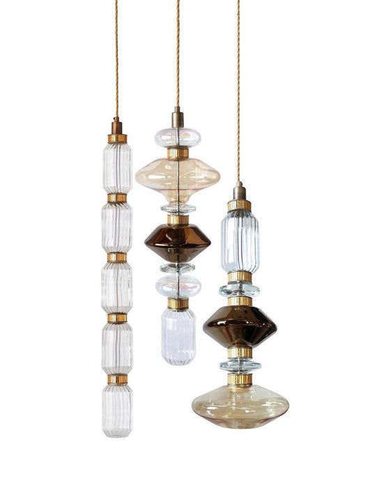 Irregular Art Glass Pendant Lamp