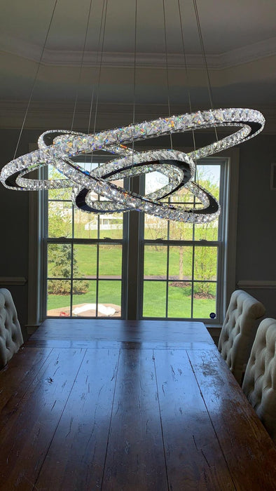 Rylight 2/3/4/5/6/7-Rings Crystal Chandelier