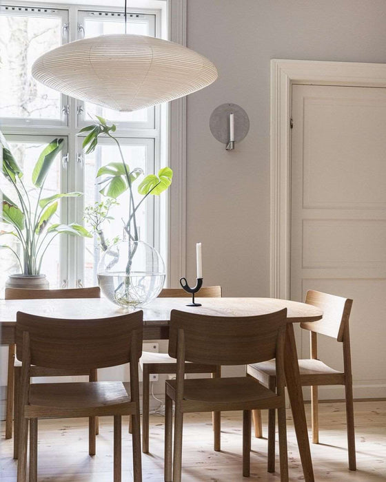 Rylight Hand-Crafted Minimalism White Paper Lampshade Pendant