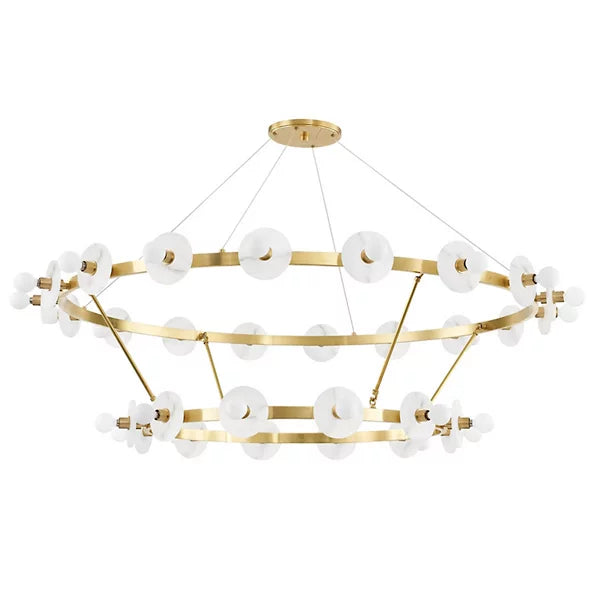 RYlight 1/2-Tier Ring Chandelier