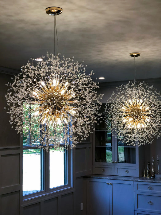 Rylight Starburst Crystal Chandelier