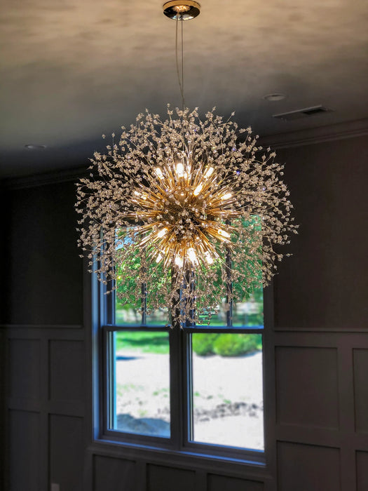 Rylight Starburst Crystal Chandelier