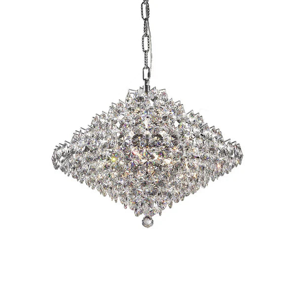 Aesthetic Luxury Conical Crystal Chandelier for Living/Dinning Room