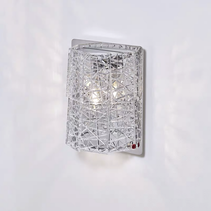 Modern Frozen Crystal Wall Sconce