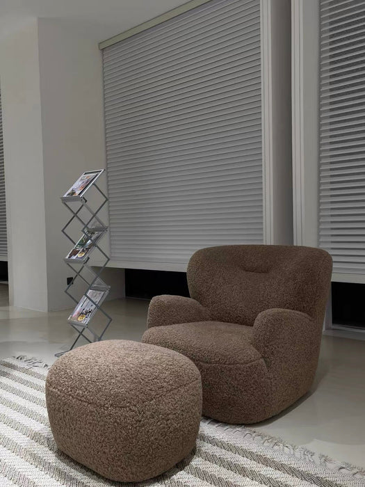 Modern Cream Bear Lounge Chair