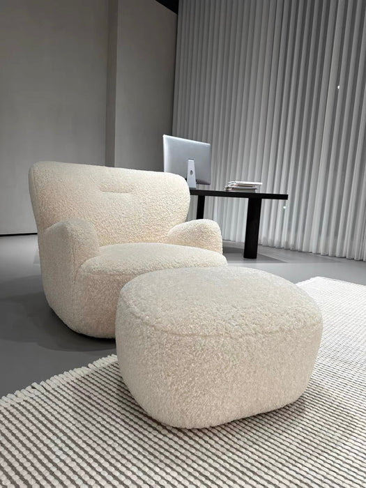 Modern Cream Bear Lounge Chair