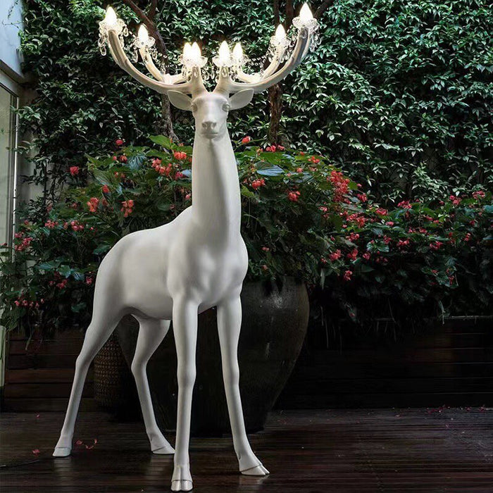 Rylight Deer Crystal Floor Lamp