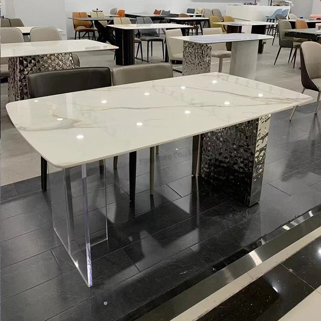 Rylight Floating Rock Slab Dining Table