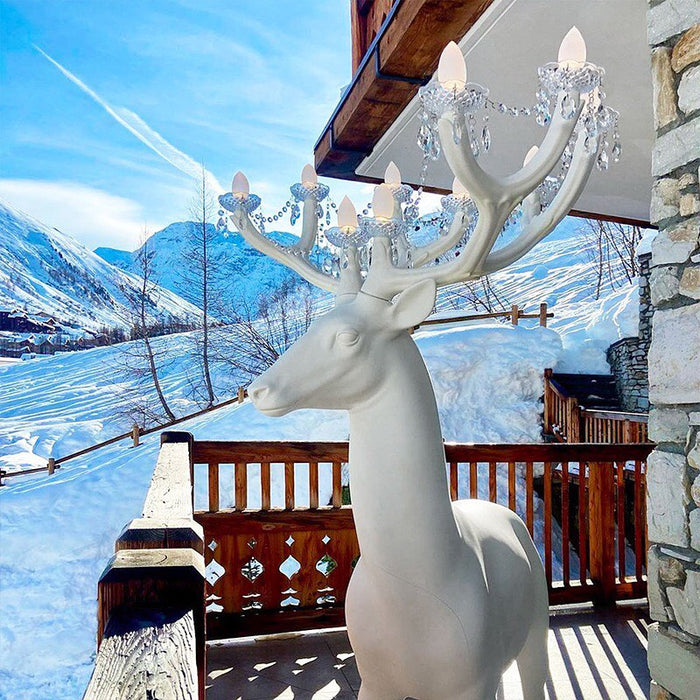 Rylight Deer Crystal Floor Lamp