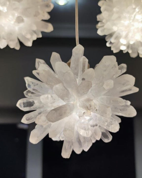 Luxury Floating Crystal Rock Chandelier for Staircase/Foyer