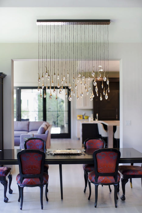 Modern Creative Seed Crystal Chandelier for Dining Room