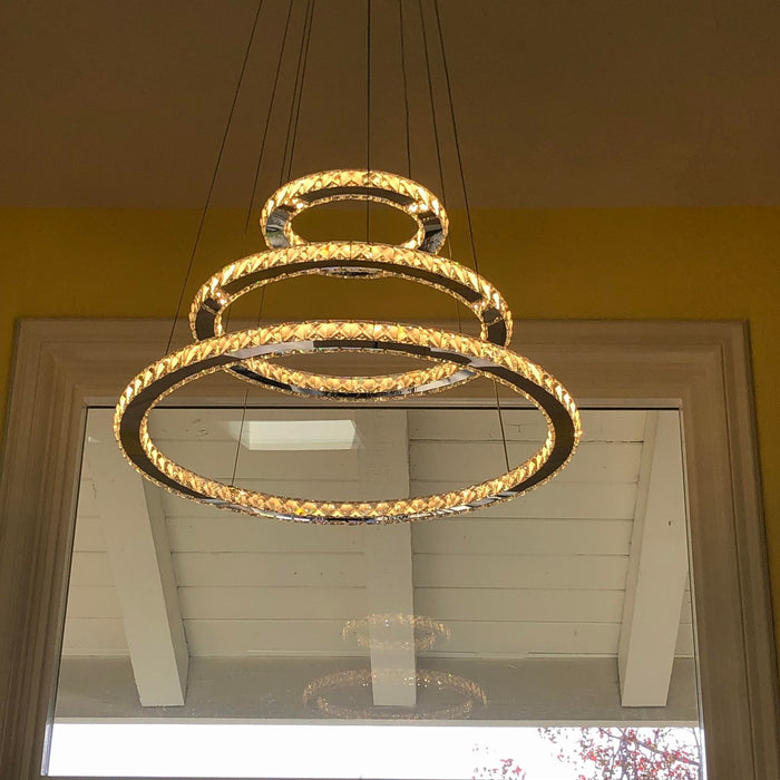 Rylight 2/3/4/5/6/7-Rings Crystal Chandelier