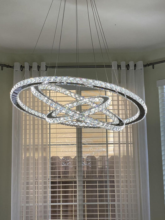 Rylight 2/3/4/5/6/7-Rings Crystal Chandelier