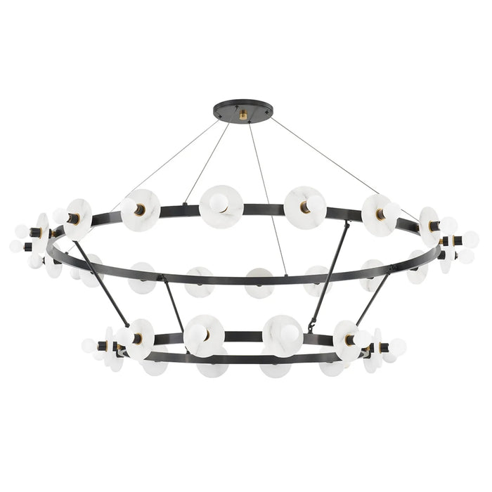 RYlight 1/2-Tier Ring Chandelier