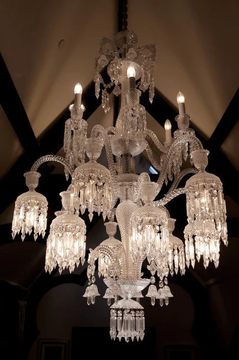 Rylight Luxury Royal Large Multi-layers Candle Crystal Chandelier