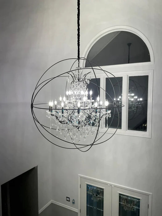 Rylight 4/6/12/15/25/50-Light Classic Crystal Chandelier