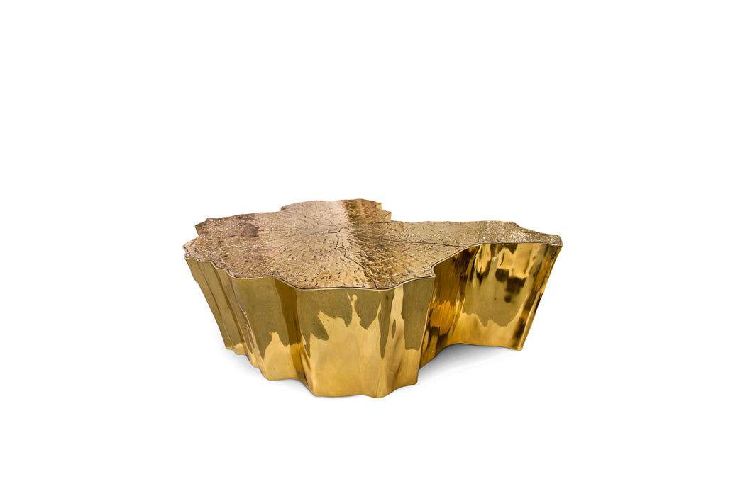 Luxury Golden Stump Coffee Table