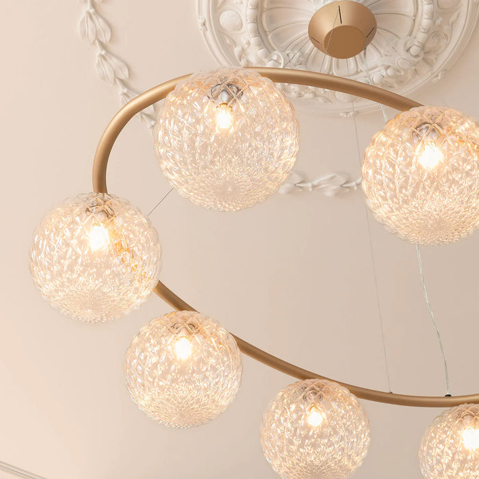 Rylight Oval/Ring 3/6/8-Globes Class Chandelier