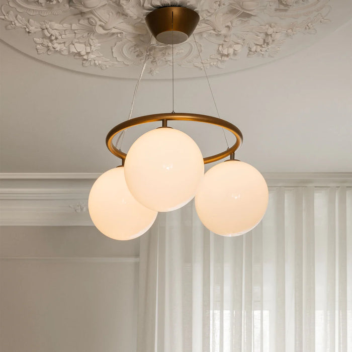 Rylight Oval/Ring 3/6/8-Globes Class Chandelier