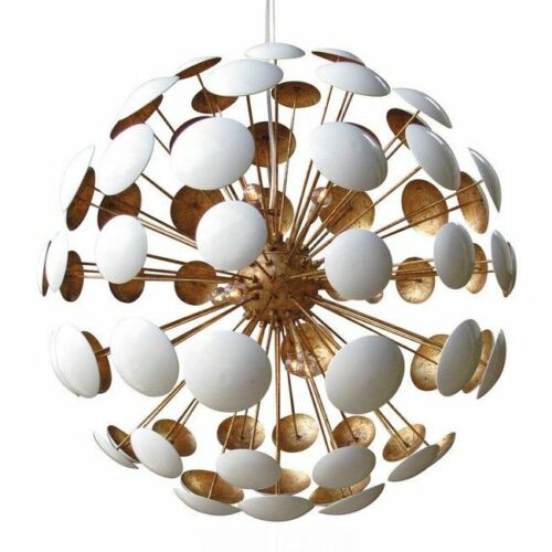 Rylight Sputnik Modern Ceiling Fixtures in Glossy White Color