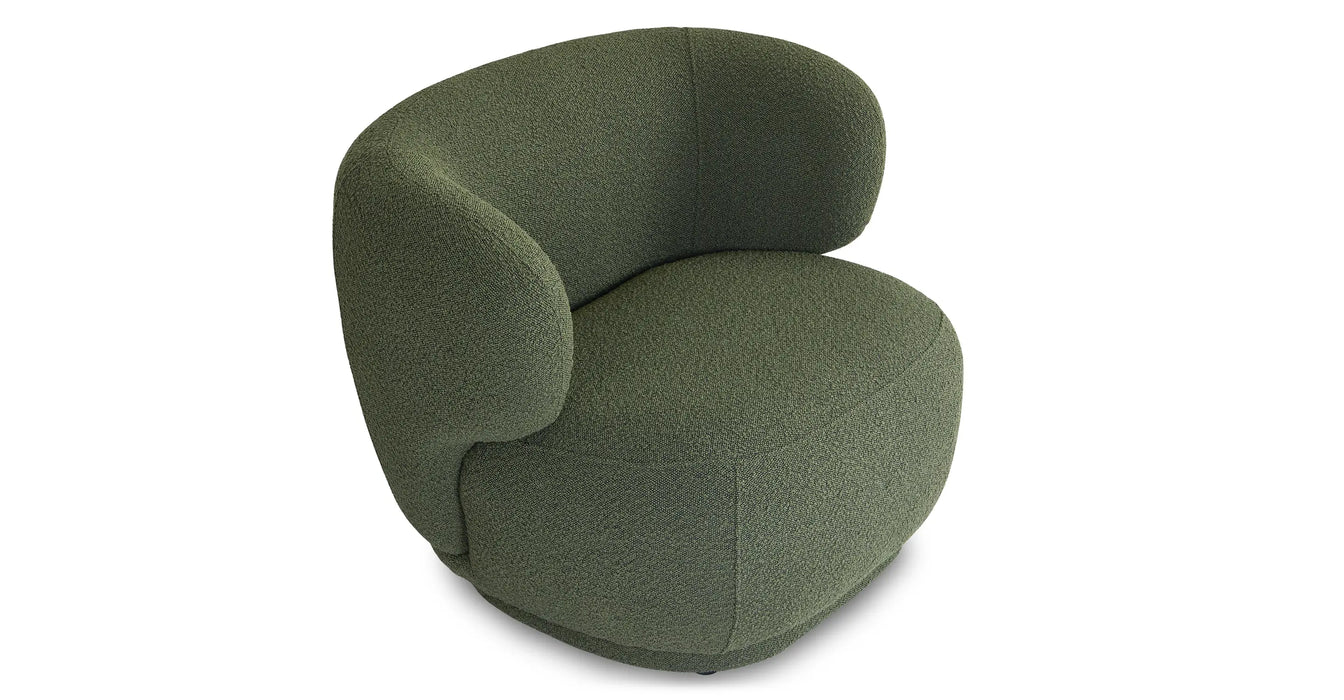 Scandinavische minimalistische Sherpa-omwikkelfauteuil